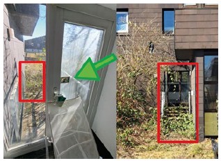 Der versperrte Notausgang im Dornröschenschlaf: ein absolutes<pseudo>„No-Go“ in einem Hotel.