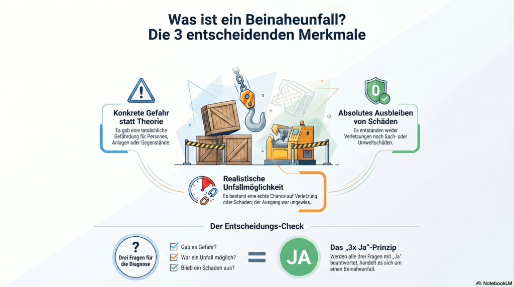 Überblick Beinaheunfall